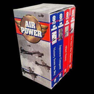 Vintage CBS Video Air Power VHS Box Set